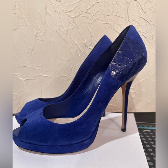 Dior suede pumps . size 40. Worn once - Picture 2 of 4